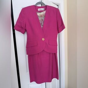 Liz Claiborne Fuchsia Skirt Set